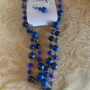 Crofts and Barrows Necklace & Earring Set NWT